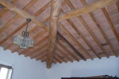 i soffitti con le travi originali